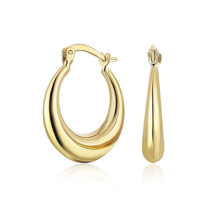 Altın Hilal Küpe - Semih Haşhaş Kuyumculuk