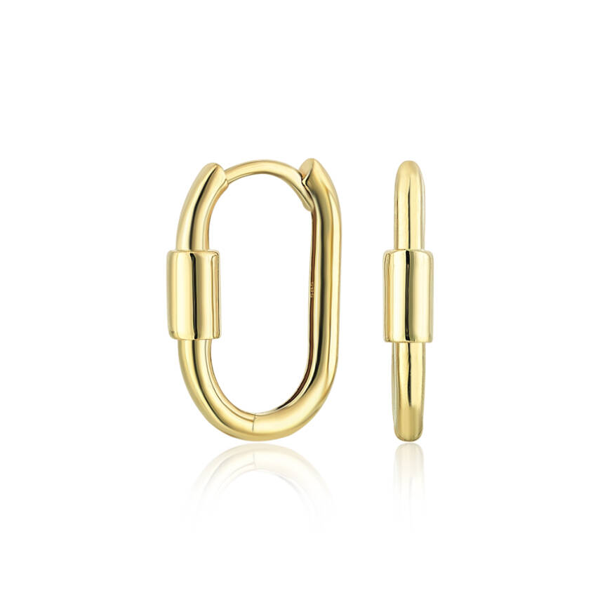 Altın Kilit Küpe - Semih Haşhaş Kuyumculuk