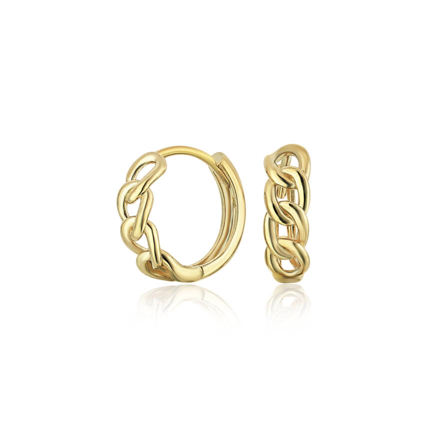 Altın Örgü Halka Küpe - Semih Haşhaş Kuyumculuk