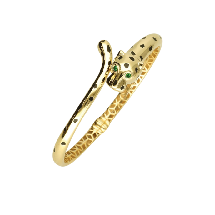 Eterna Yeşil Gözlü Panter Cetaş Altın Kelepçe - Cetaş 