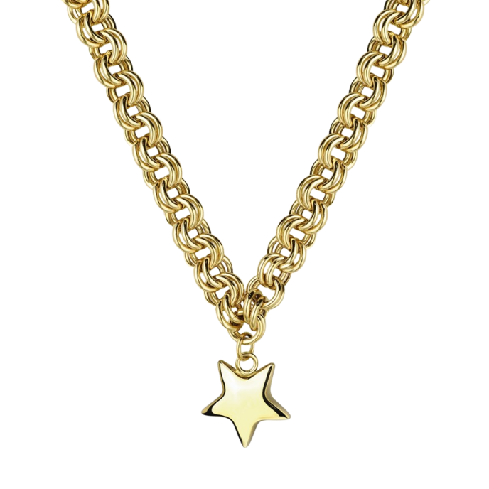 Eterna Yıldız Cetaş Altın Kolye - Cetaş 