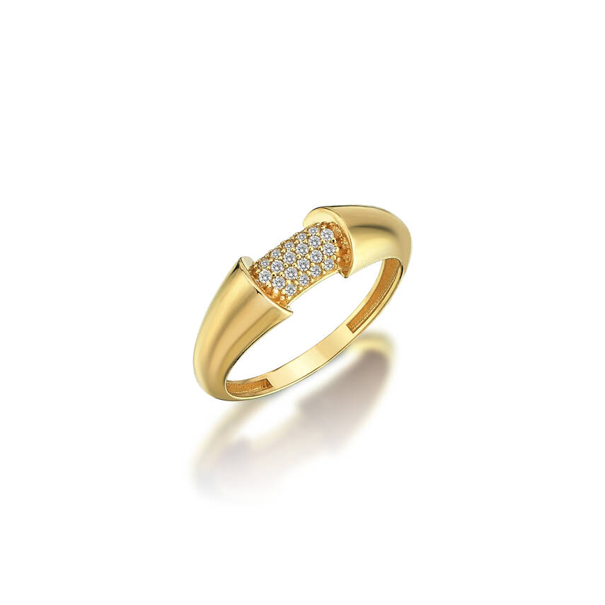 Köprü Taş Detaylı Altın Yüzük - Semih Haşhaş Kuyumculuk (1)