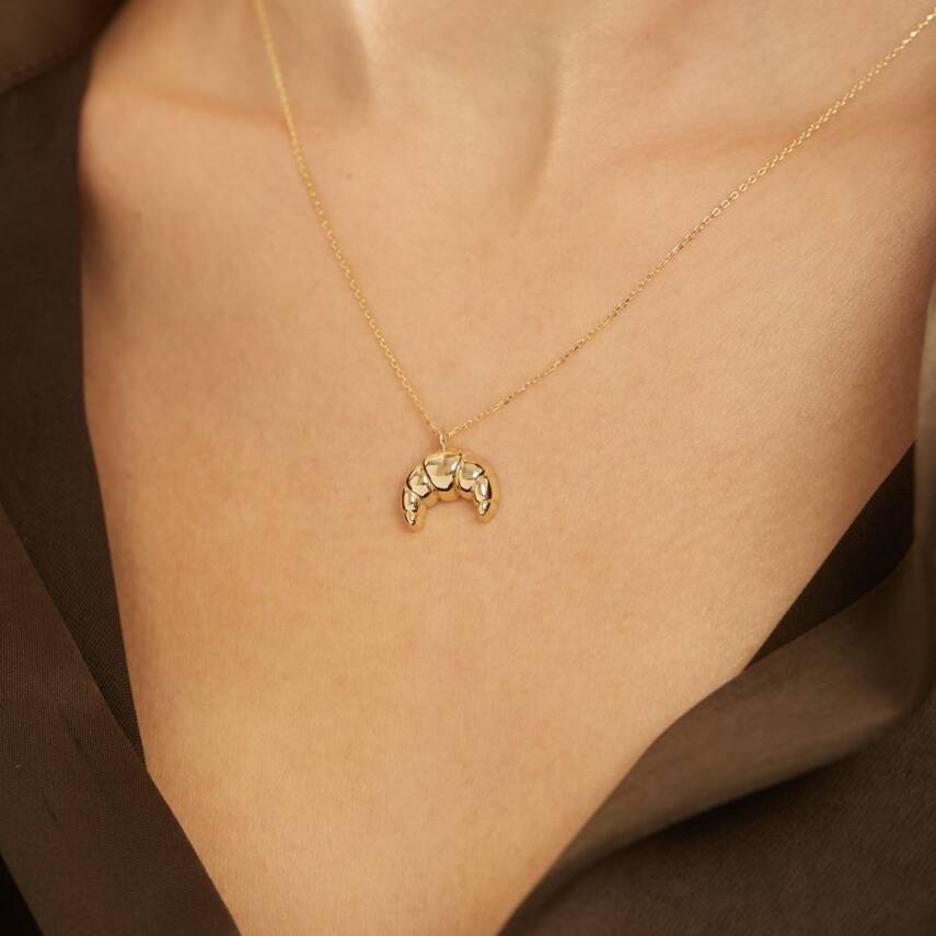 Kruvasan Altın Kolye - Semih Haşhaş Kuyumculuk