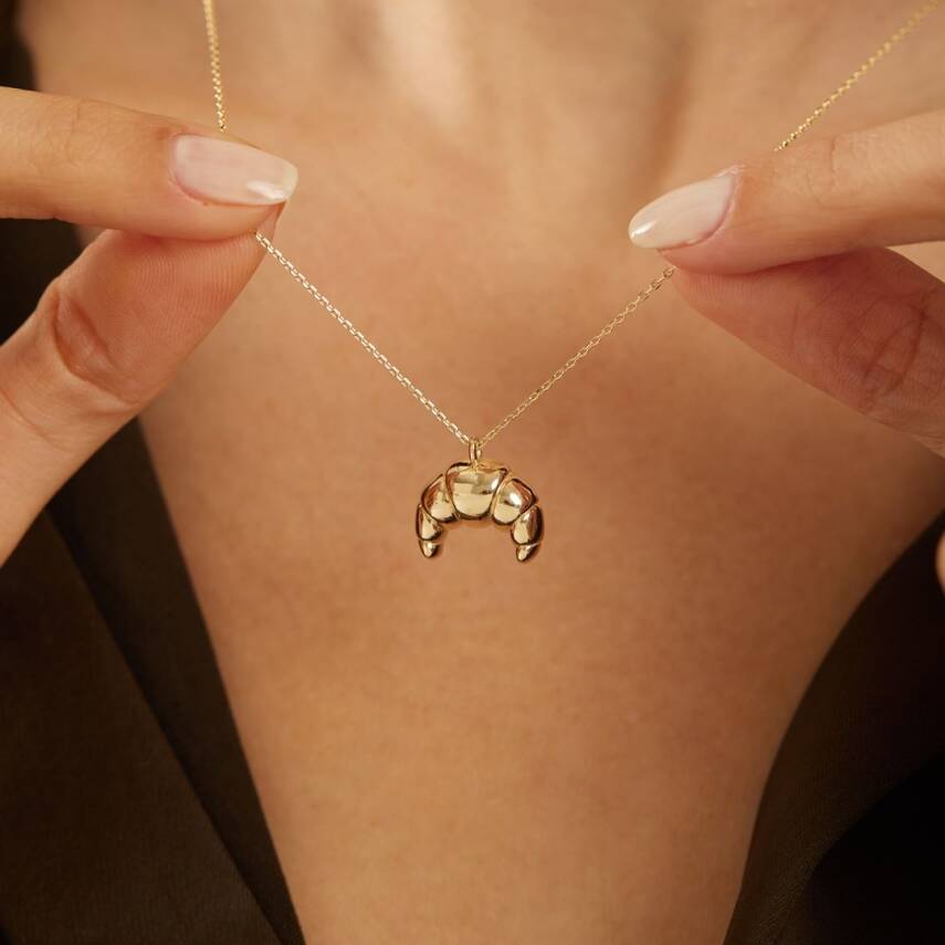 Kruvasan Altın Kolye - Semih Haşhaş Kuyumculuk (1)