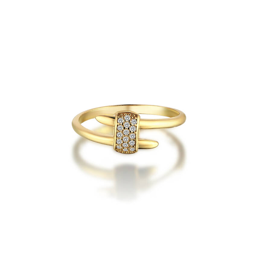 Taşlı Form Altın Yüzük - Semih Haşhaş Kuyumculuk