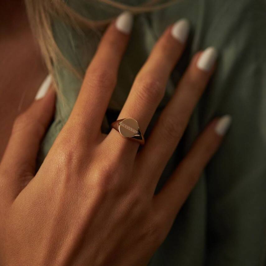 Taşlı Şövalye Altın Yüzük - Semih Haşhaş Kuyumculuk