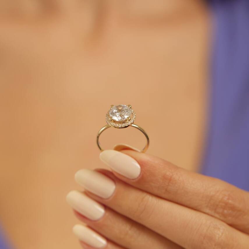 Yuvarlak Baget Altın Yüzük - Semih Haşhaş Kuyumculuk (1)